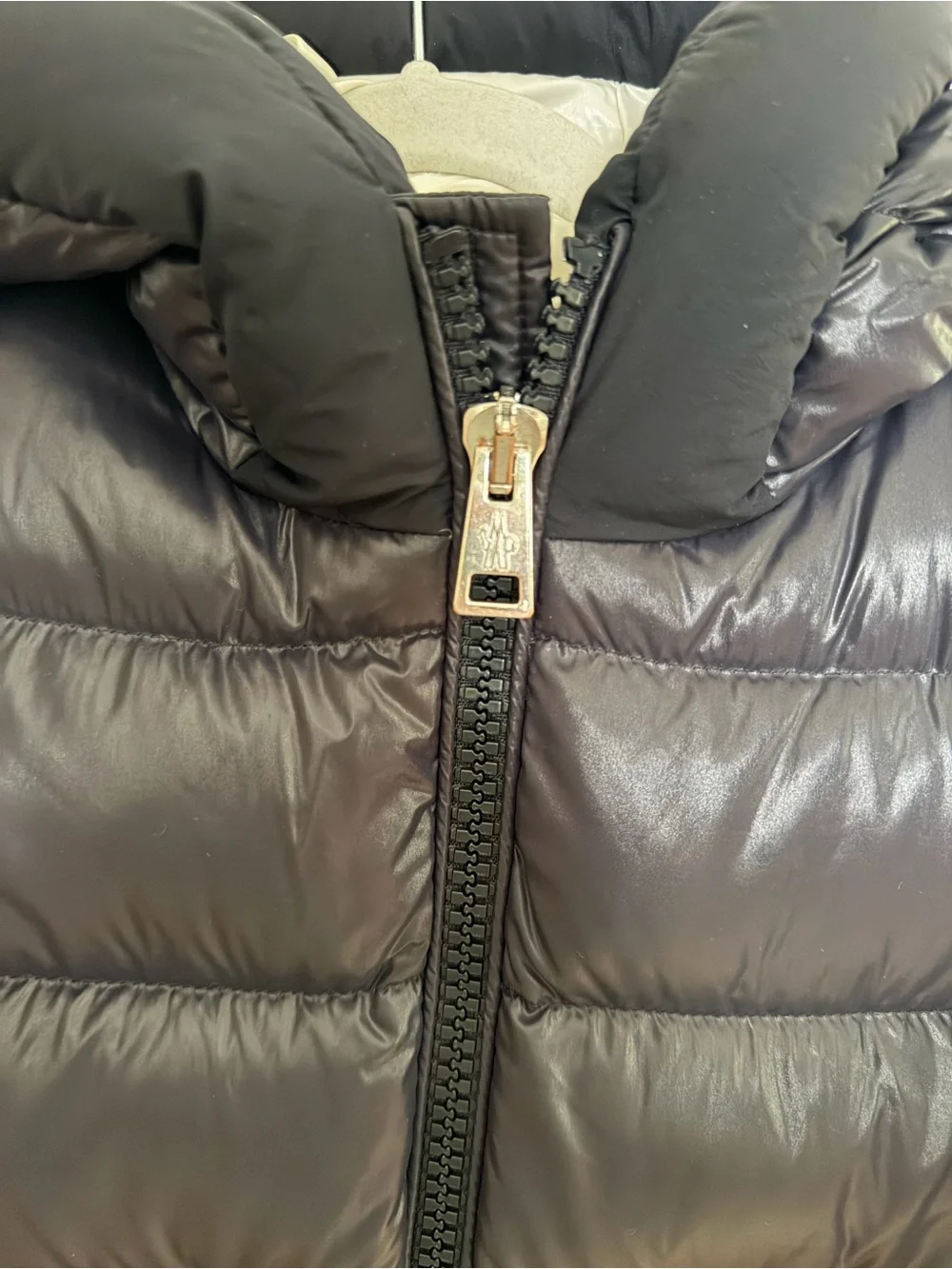 Authentic Moncler Quilted Puffer Jacket with Hood for Kids